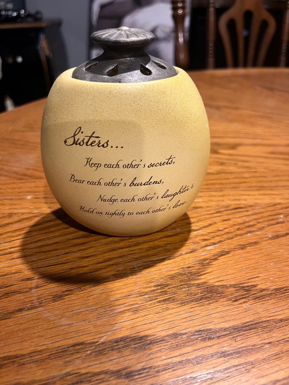 Sisters Sentiment Jar Candle